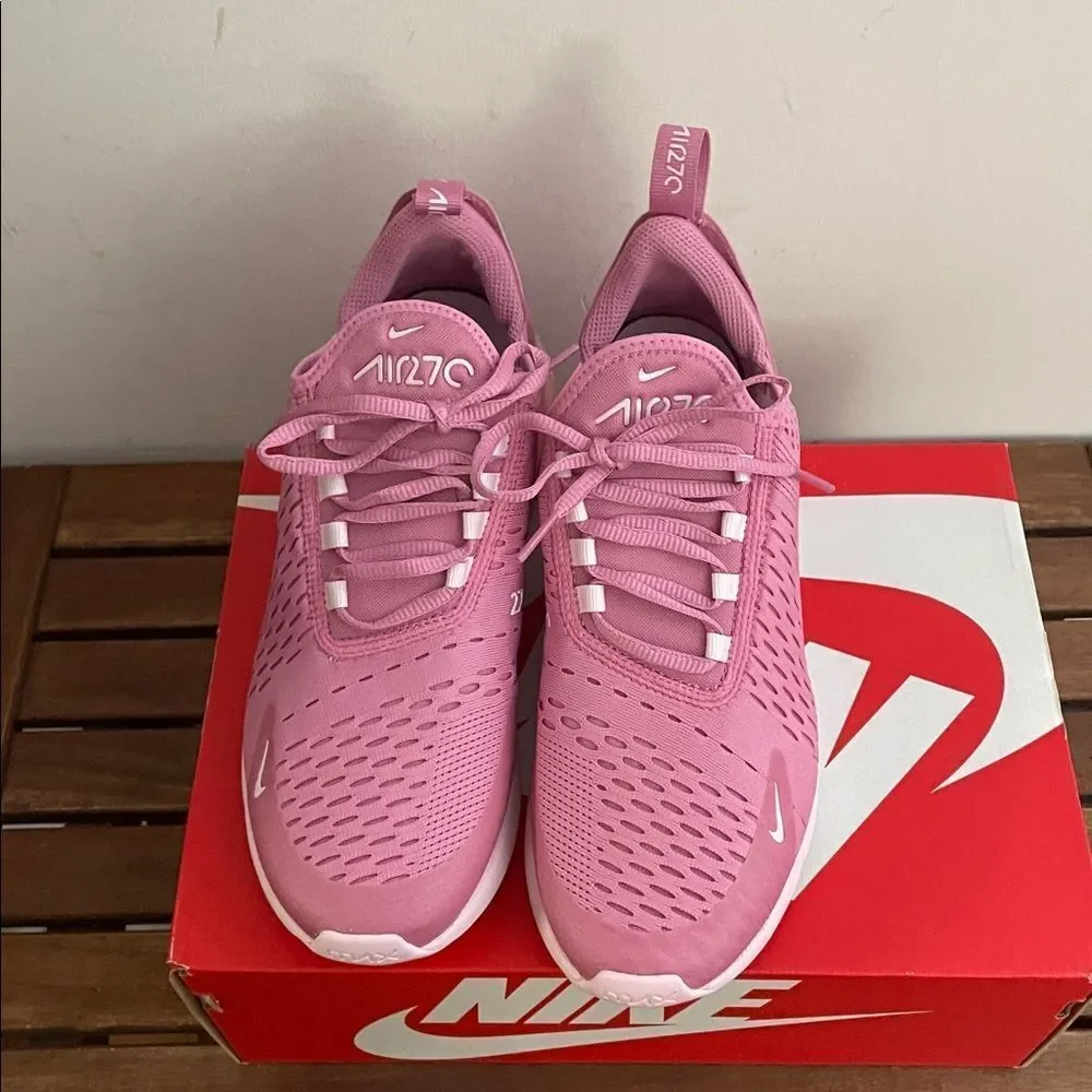 Nike Air Max 270 Magic Flamingo/Pink Foam Women Size 8.5/Kid Size 7(HQ1553-646)